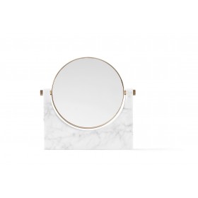 Menu Pepe Marble Mirror Brass White Spiegel