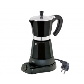 Cilio Espressokocher CLASSICO 6 Tassen schwarz, elektrisch