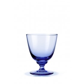 Holmegaard Flow Glas mit Fuss 35cl dunkelblau