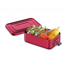 Küchenprofi Lunchbox klein Aluminium rot matt