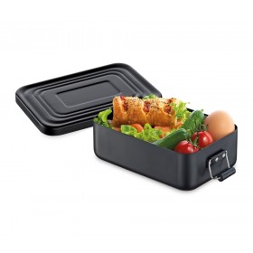 Küchenprofi Lunchbox klein Aluminium schwarz matt
