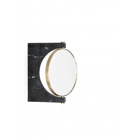 Menu Pepe Marble Wall Mirror Brass/Black Wandspiegel
