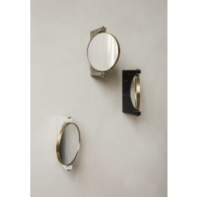 Menu Pepe Marble Wall Mirror Brass/White Wandspiegel