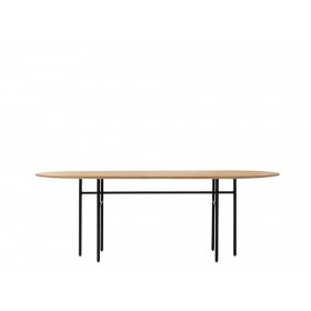 Menu Snaregarde Table Tisch Oval Black/Oak