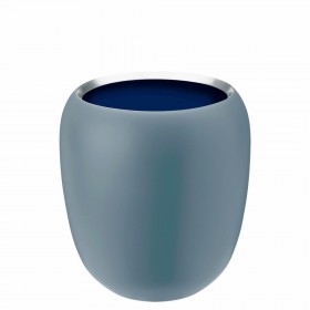 Stelton Ora Vase 17cm klein dusty blue/midnight blue