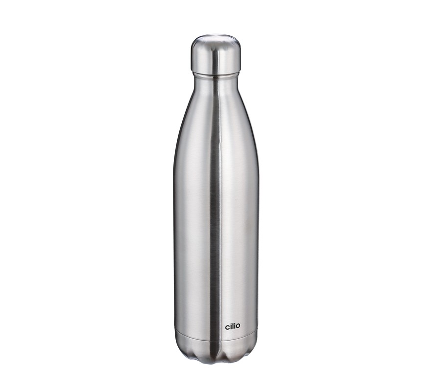 Cilio Isoliertrinkflasche ELEGANTE 0,75L Edelstahl