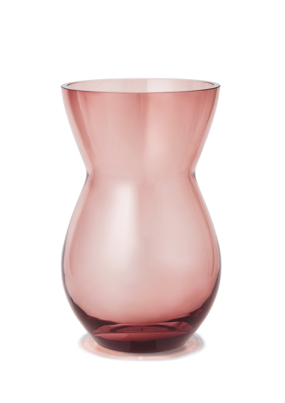 Holmegaard Calabas Vase H21 burgundy