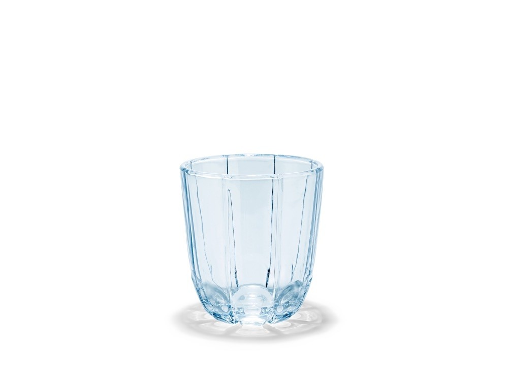 Holmegaard Lily Wasserglas 32 cl blue iris 2 Stck