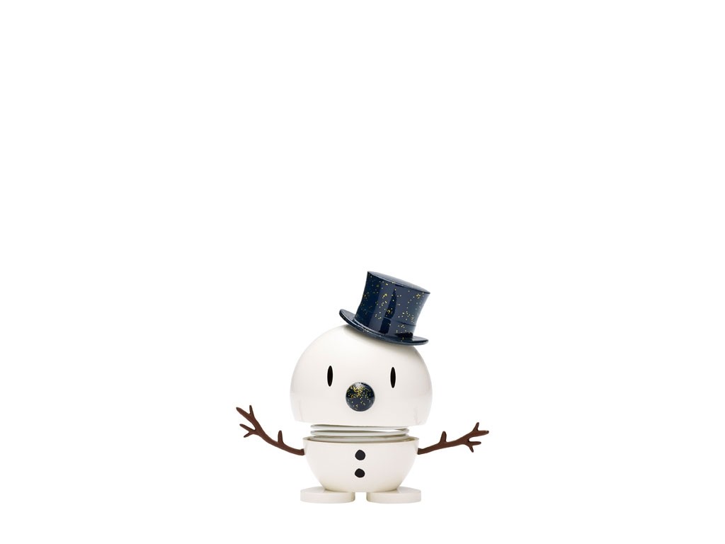 Hoptimist Small Snowman Weiss Blau