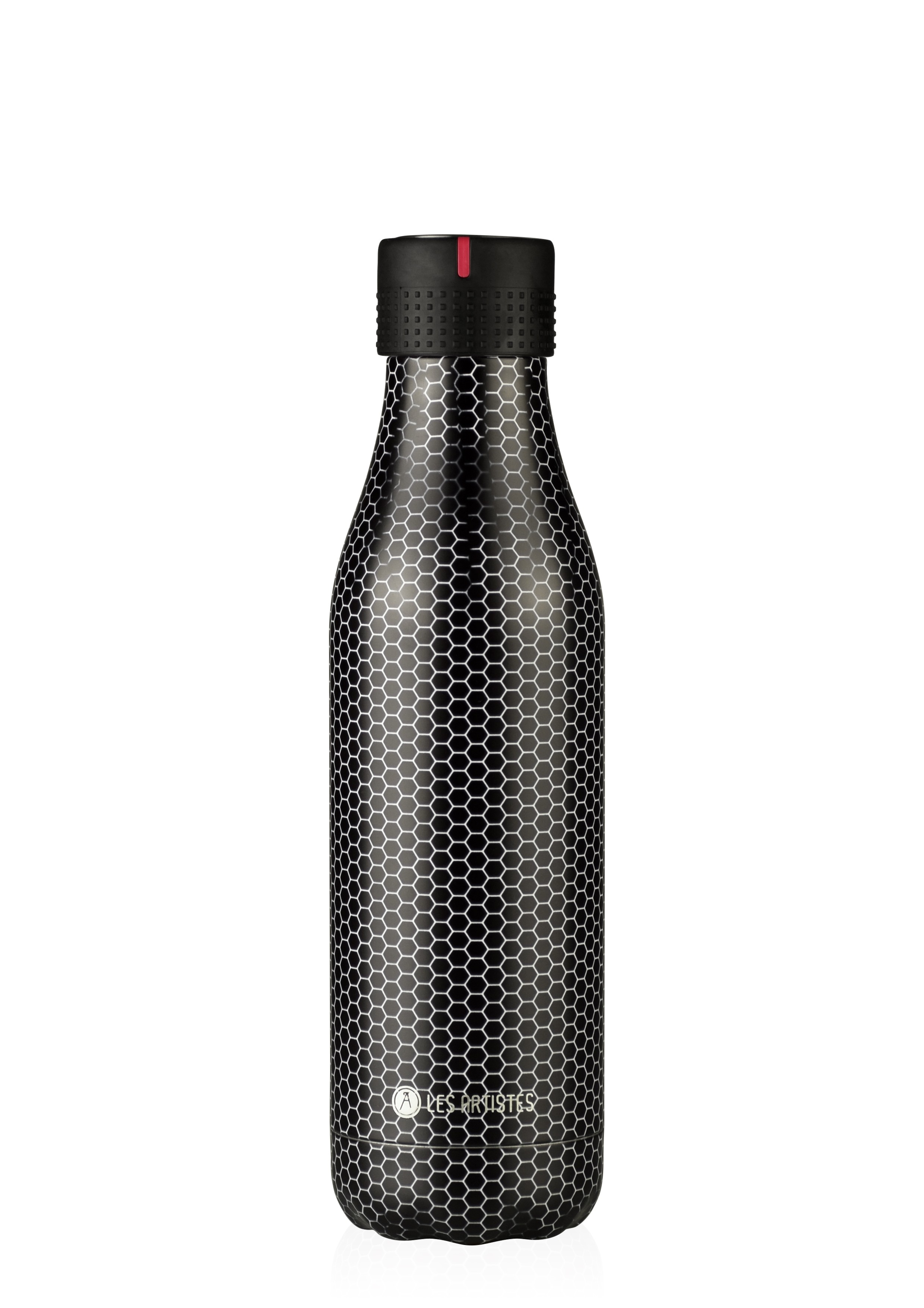 Les Artistes Paris Bottle UP Isoliertrinkflasche 500ml Metal texture