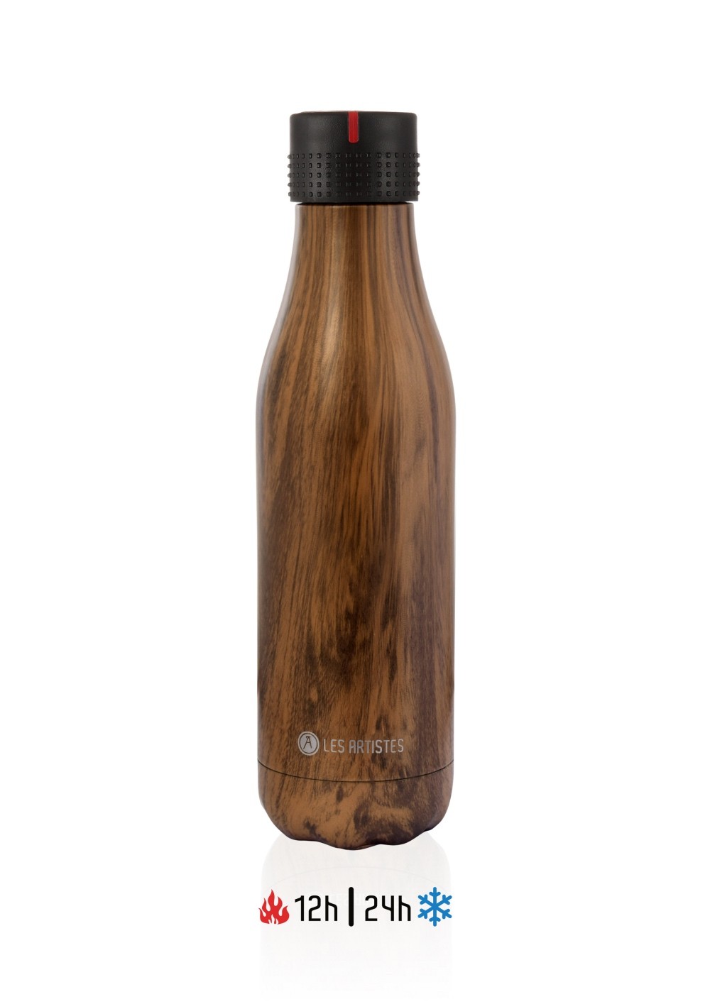 Les Artistes Paris Bottle UP Time'UP Isoliertrinkflasche 500ml Wood
