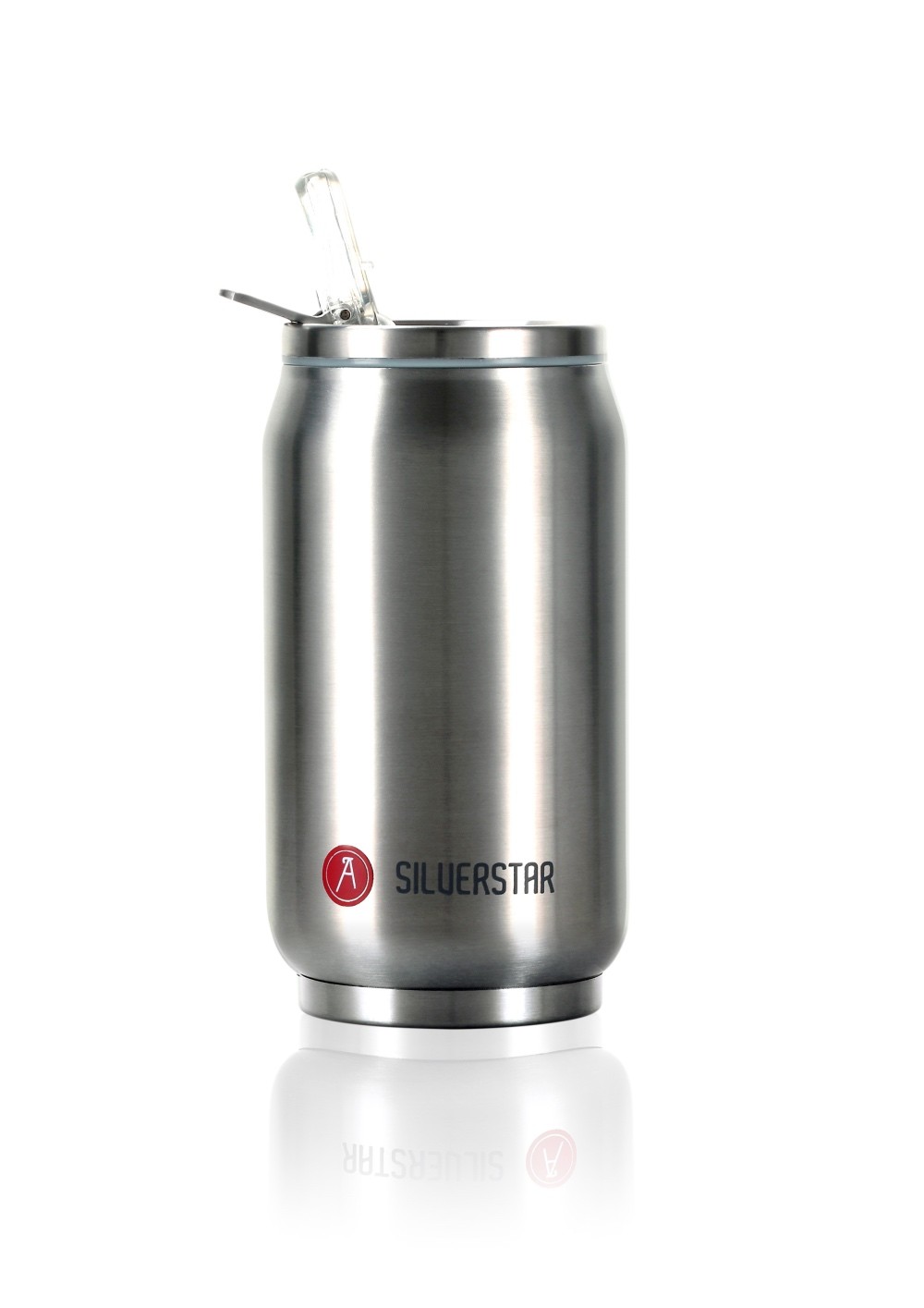 Les Artistes Paris Pull Can'it Isoliertrinkdose 280ml Silverstar