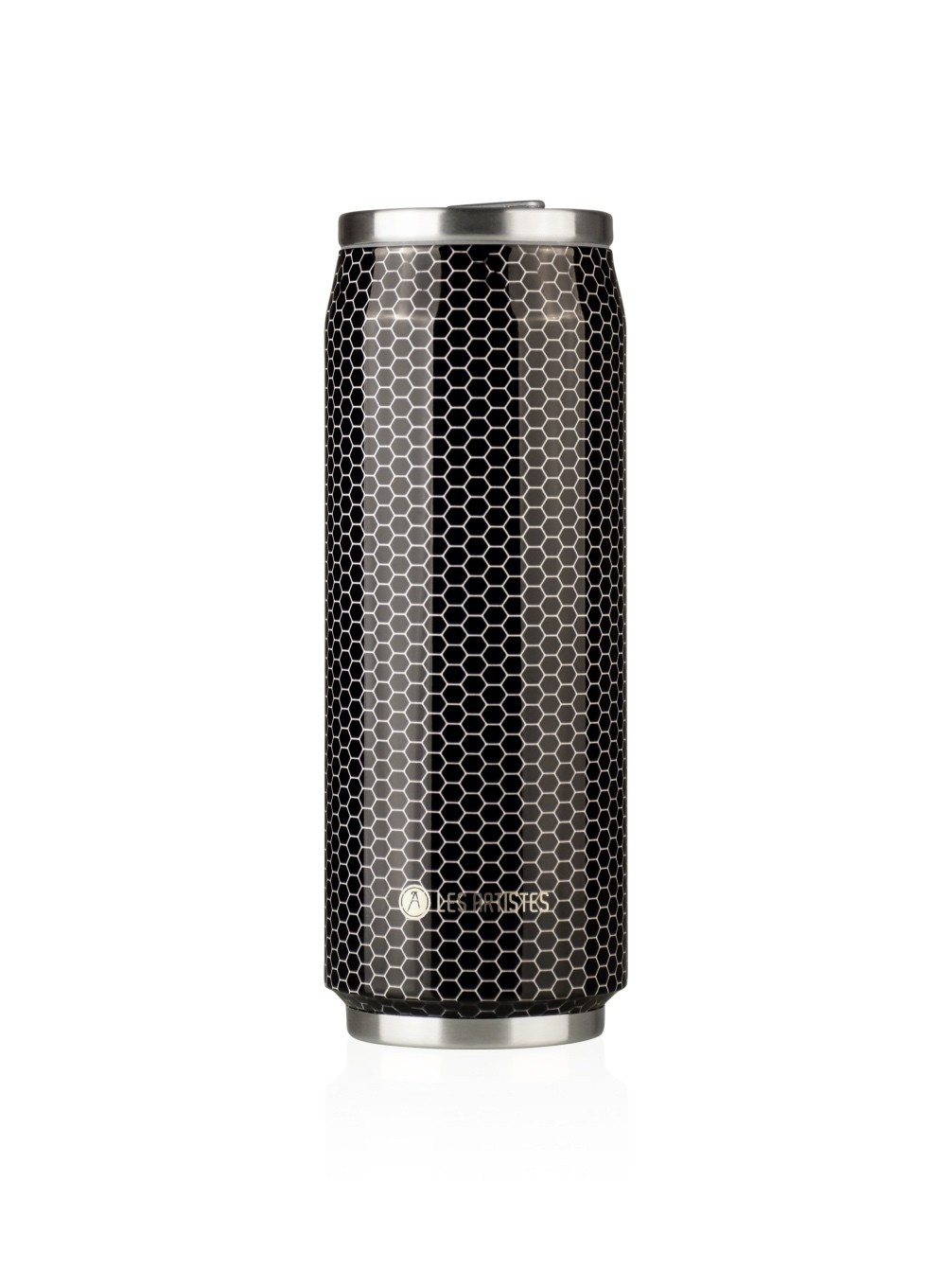 Les Artistes Paris Pull Can'it Isoliertrinkdose 500ml Metal Texture
