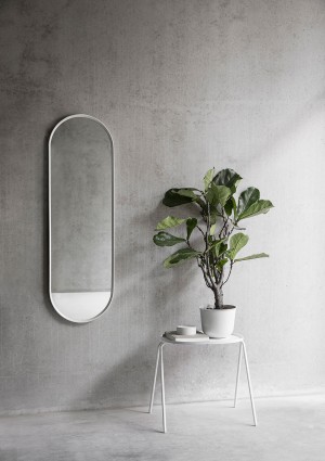 Menu NORM Wall Mirror Oval White Spiegel