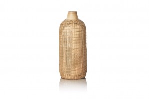 Brandsunited handgefertigte Vase aus Bambus H50