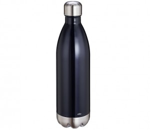 Cilio Isoliertrinkflasche ELEGANTE 1,0L schwarz