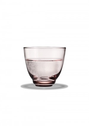 Holmegaard Flow Wasserglas rosa 35 cl