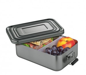 Küchenprofi Lunchbox groß Aluminium anthrazit 