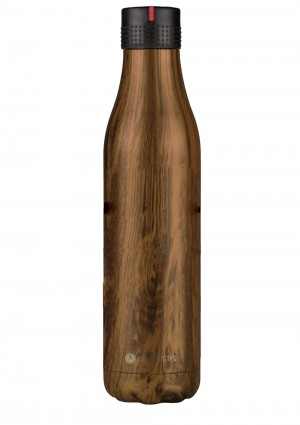Les Artistes Paris Bottle UP Time UP Isoliertrinkflasche 750ml wood