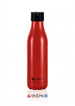 Les Artistes Bottle UP Time'UP Isoliertrinkflasche  500ml Red