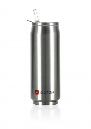 Les Artistes Paris Pull Can'it Isoliertrinkdose 500ml Silverstar