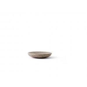 Menu Hover Bowl S Honed Brown Marble Schale