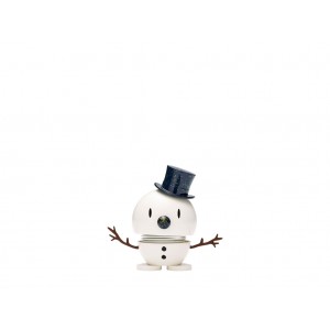 Hoptimist Small Snowman Weiss Blau