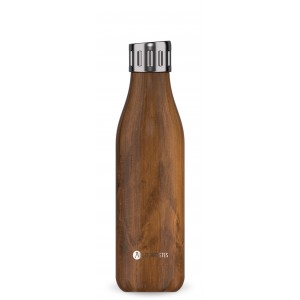 Les Artistes Paris Bottle UP Time UP Sport Isoliertrinkflasche 500ml wood