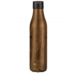 Les Artistes Paris Bottle UP Time UP Isoliertrinkflasche 750ml wood
