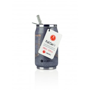 Les Artistes Paris Pull Can'it Isoliertrinkdose 280ml Pocket Grey Jean