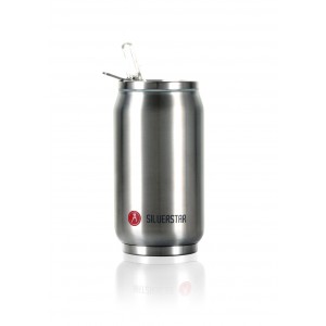 Les Artistes Paris Pull Can'it Isoliertrinkdose 280ml Silverstar