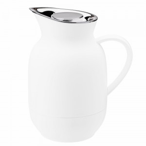Stelton Amphora Isolierkanne Kaffee 1L soft white